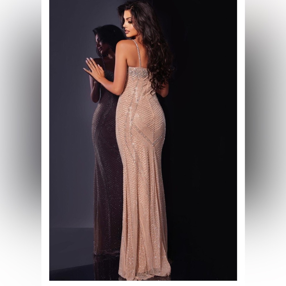 Jovani Beaded Crystal Prom Dress - Picture 5 of 5